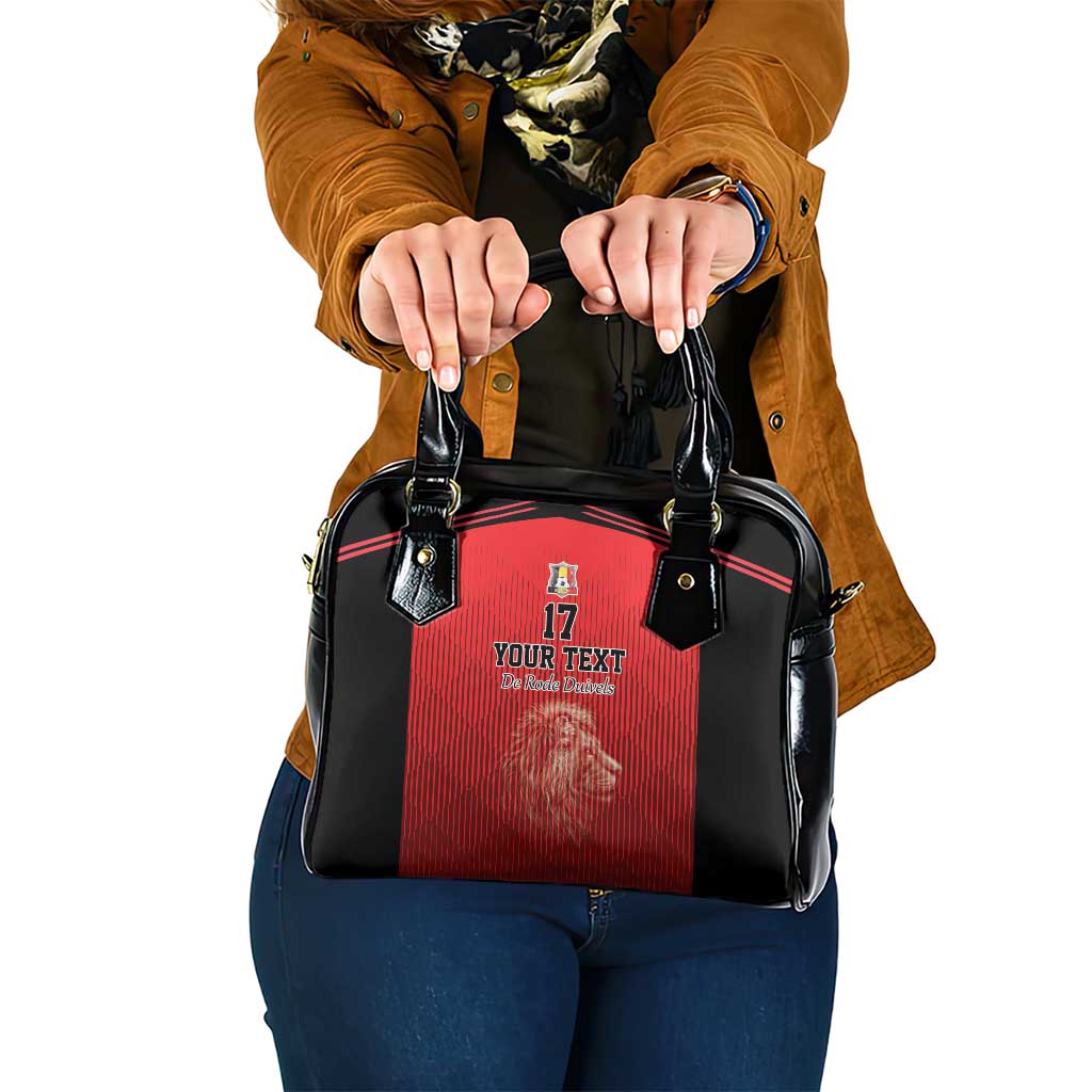 Custom Belgium Football We are Champions Shoulder Handbag Red Style Come on De Rode Duivels LT17
