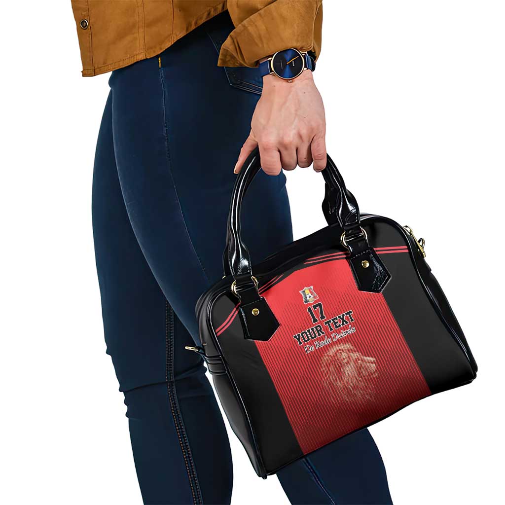 Custom Belgium Football We are Champions Shoulder Handbag Red Style Come on De Rode Duivels LT17