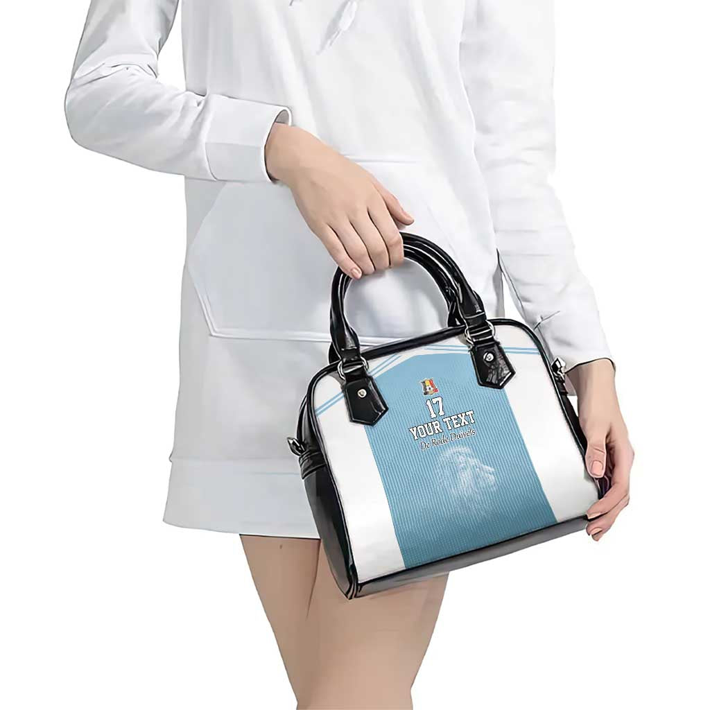 Custom Belgium Football We are Champions Shoulder Handbag Blue Style Come on De Rode Duivels LT17