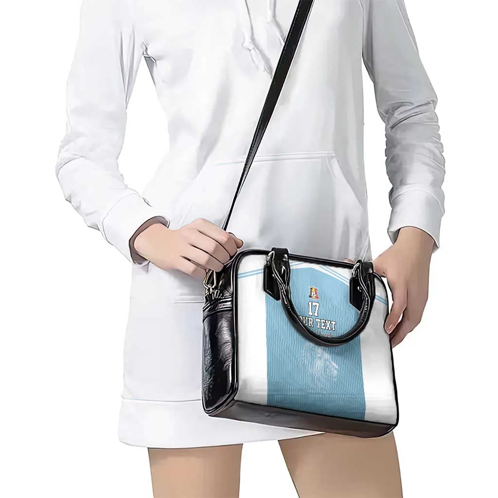 Custom Belgium Football We are Champions Shoulder Handbag Blue Style Come on De Rode Duivels LT17