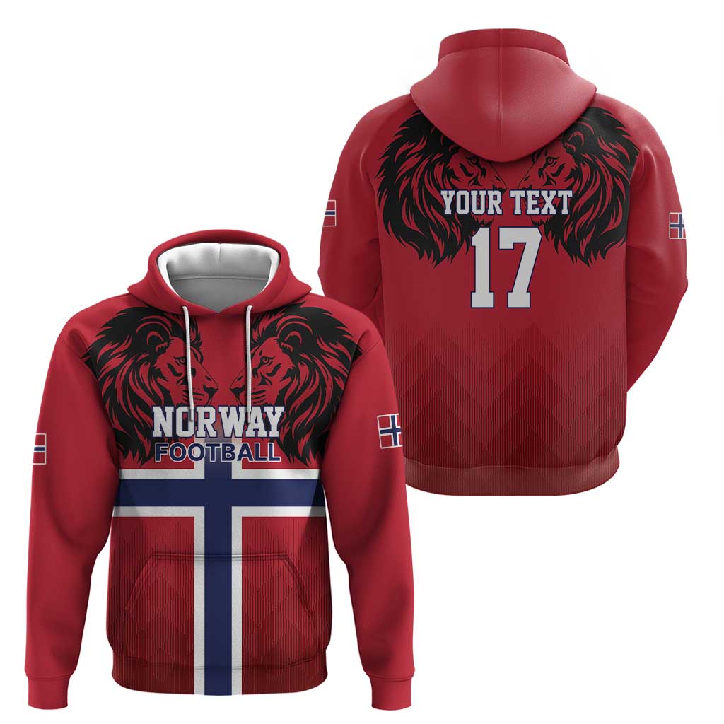 Custom Norway Football Hoodie Lion Sporty Style LT17