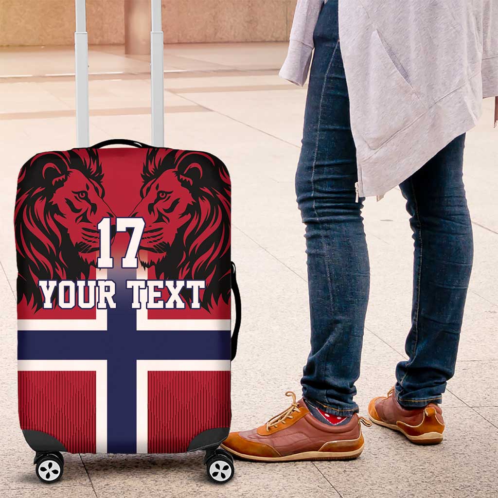 Custom Norway Football Luggage Cover Lion Sporty Style LT17