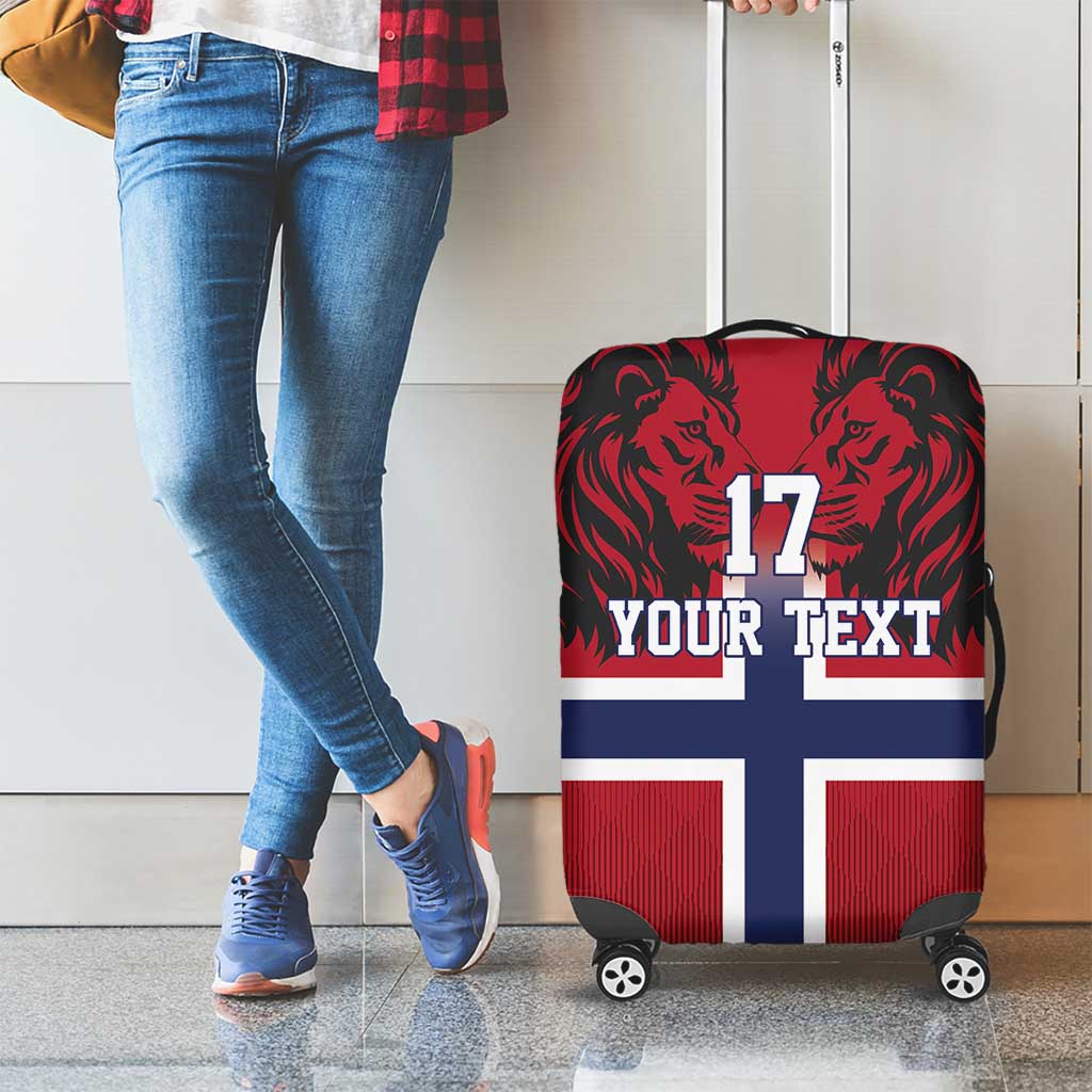Custom Norway Football Luggage Cover Lion Sporty Style LT17