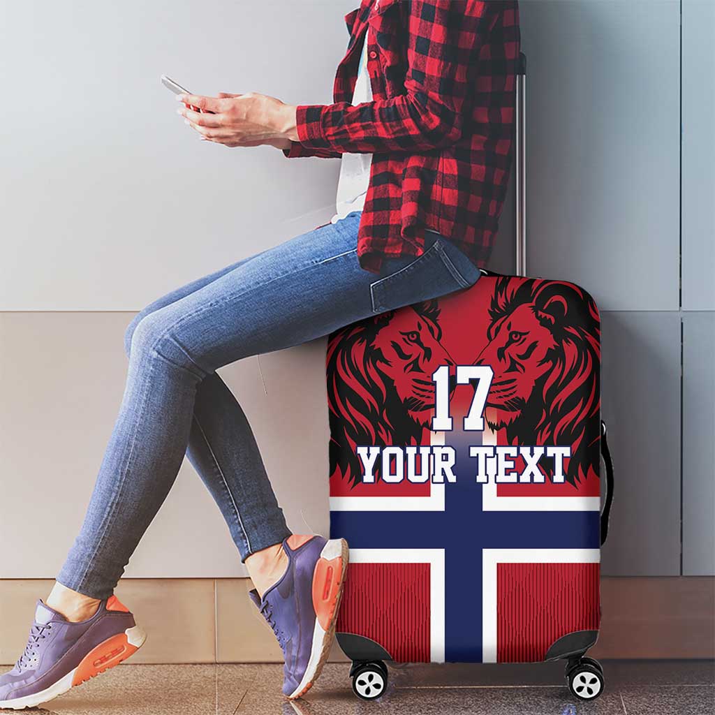 Custom Norway Football Luggage Cover Lion Sporty Style LT17