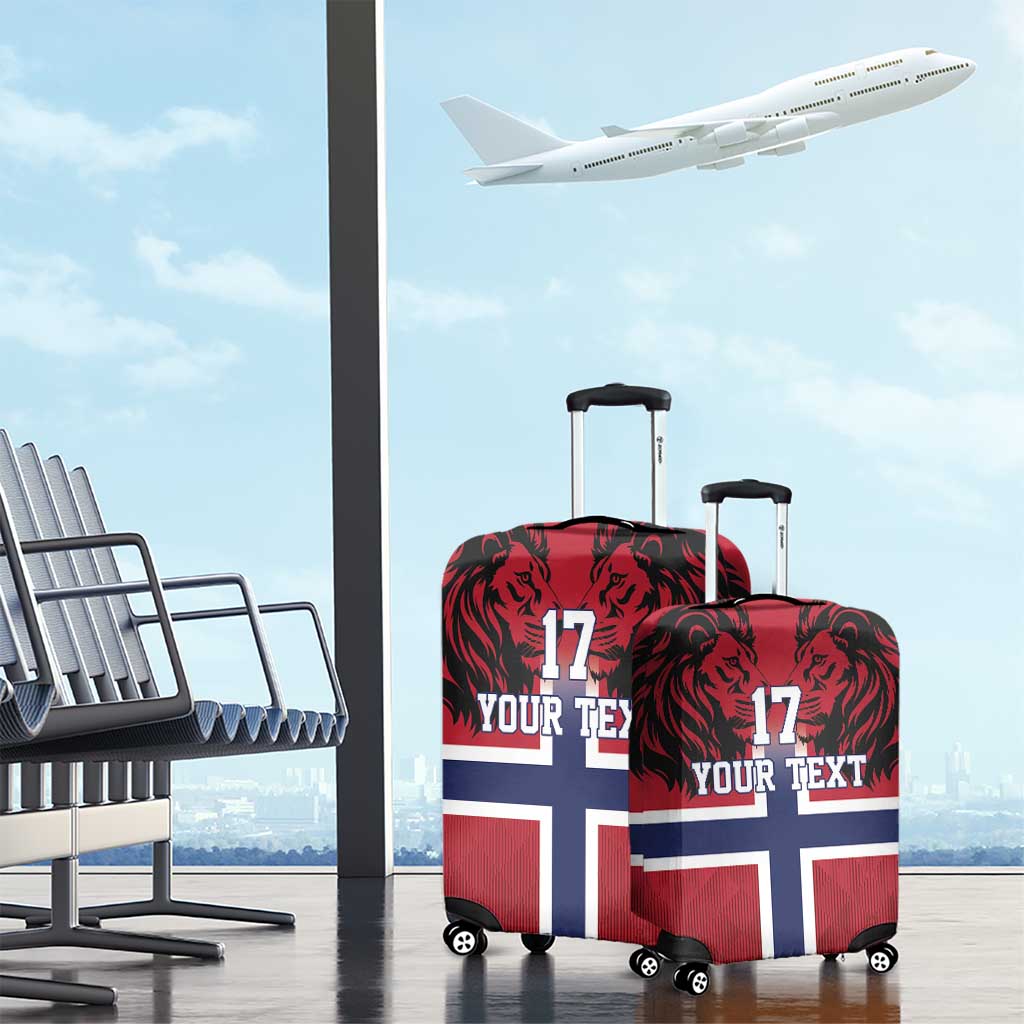 Custom Norway Football Luggage Cover Lion Sporty Style LT17