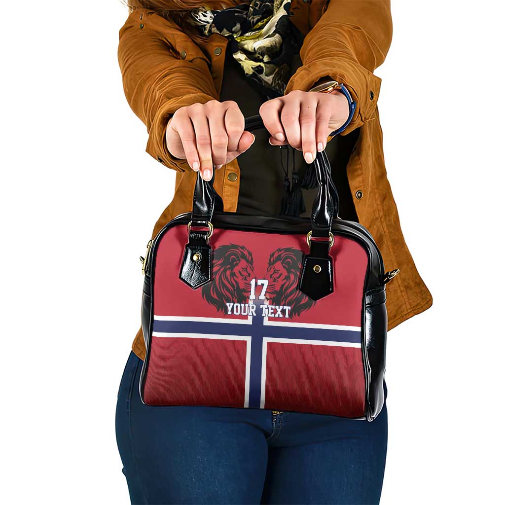 Custom Norway Football Shoulder Handbag Lion Sporty Style LT17
