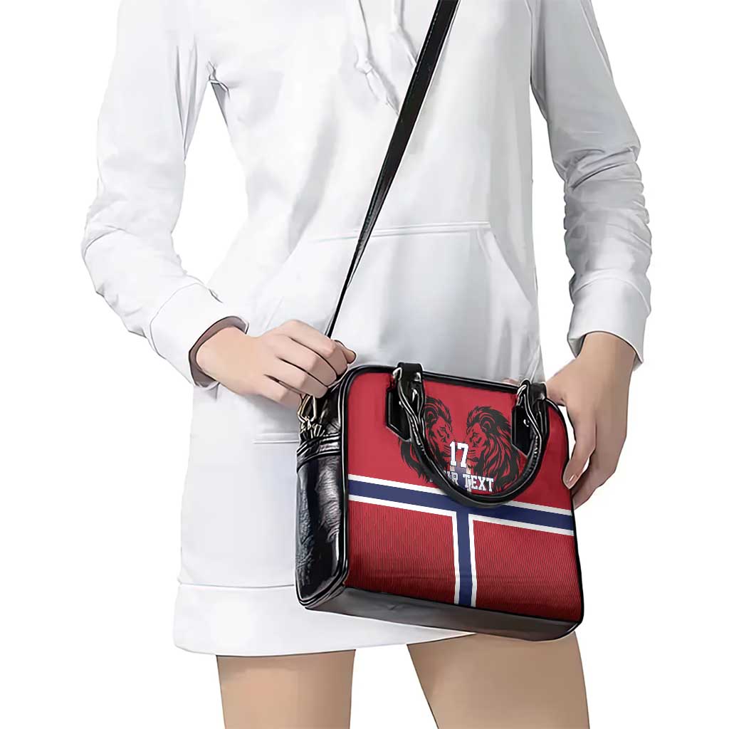 Custom Norway Football Shoulder Handbag Lion Sporty Style LT17
