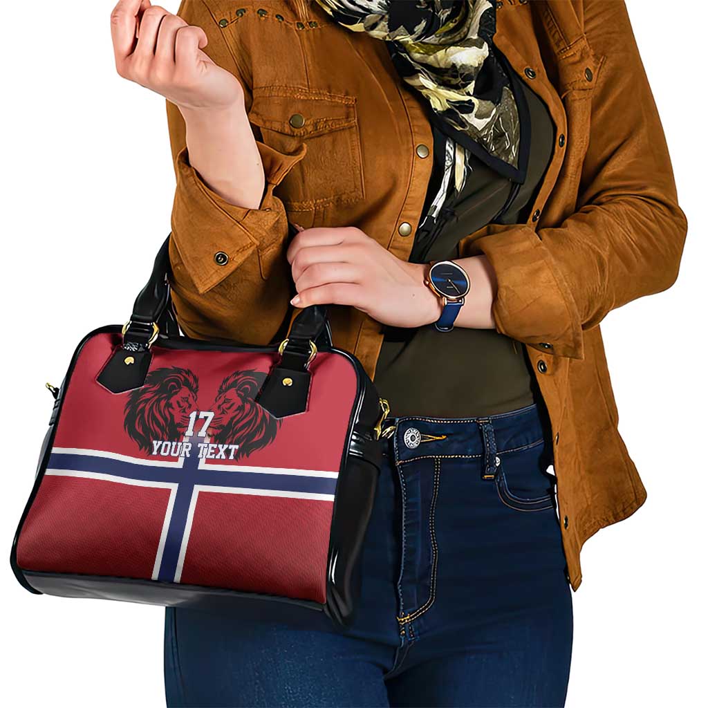 Custom Norway Football Shoulder Handbag Lion Sporty Style LT17