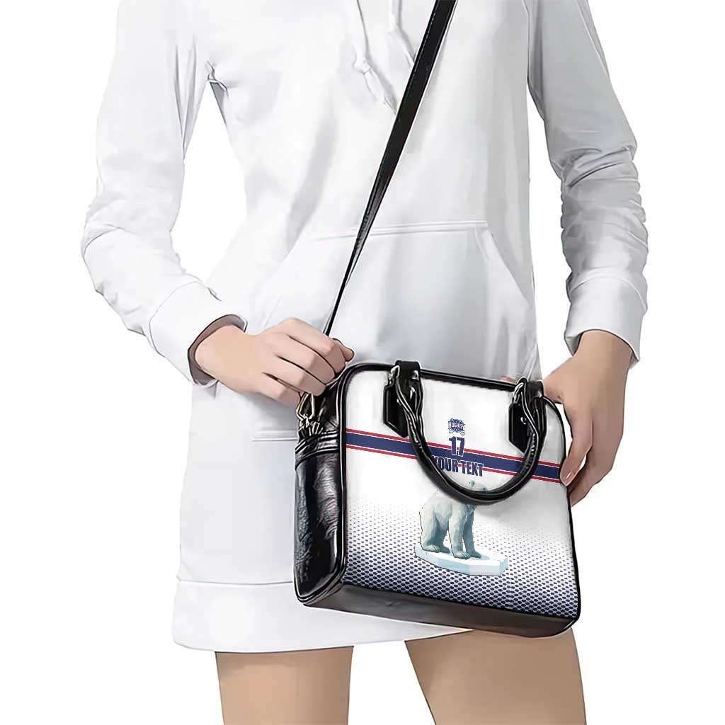 Norway Ice Hockey Custom Shoulder Handbag Norge Polar Bears White Style LT17