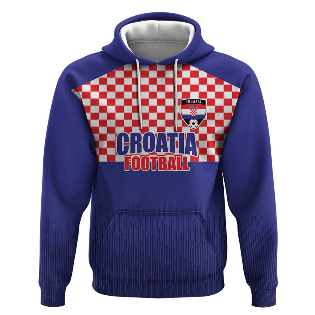 Custom Croatia Football Hoodie Sporty Style LT17