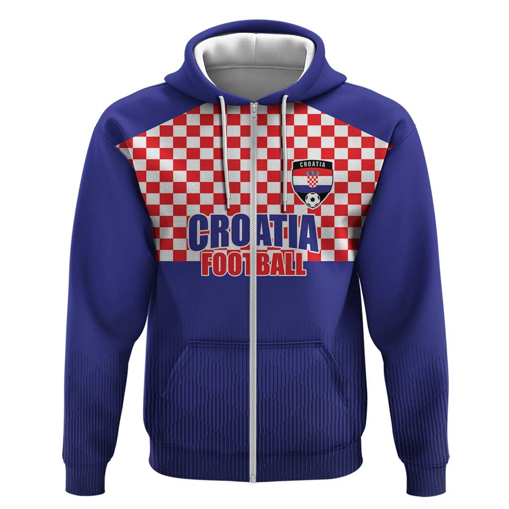 Custom Croatia Football Hoodie Sporty Style LT17