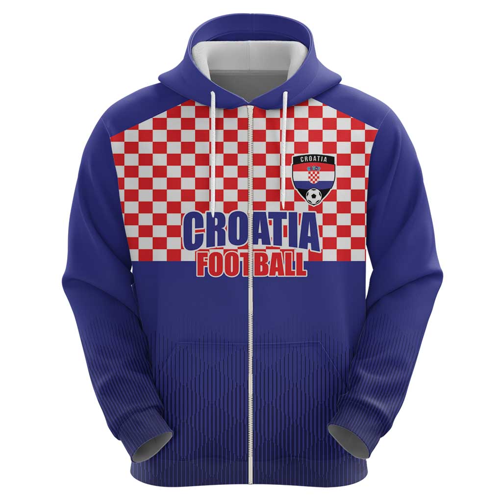 Custom Croatia Football Hoodie Sporty Style LT17