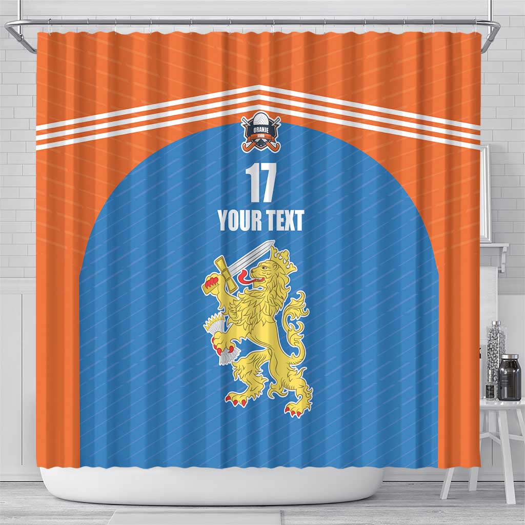 Netherlands Field Hockey Custom Shower Curtain Sporty Style LT17