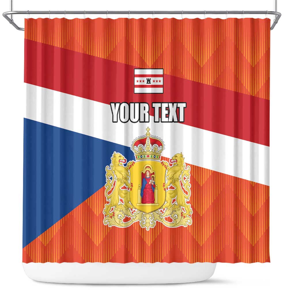 Netherlands Drenthe Province Personalized Shower Curtain Flag of Drenthe LT17