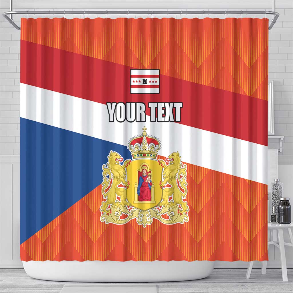 Netherlands Drenthe Province Personalized Shower Curtain Flag of Drenthe LT17