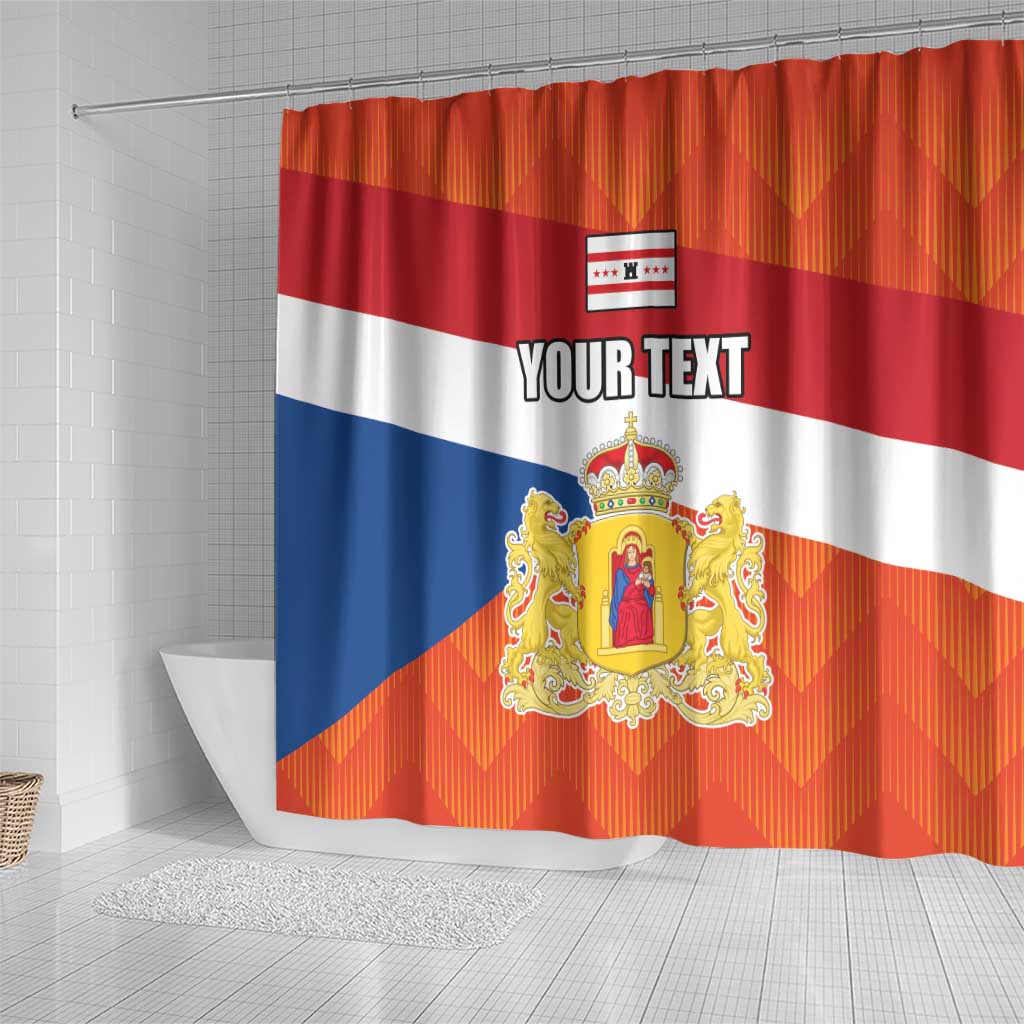 Netherlands Drenthe Province Personalized Shower Curtain Flag of Drenthe LT17