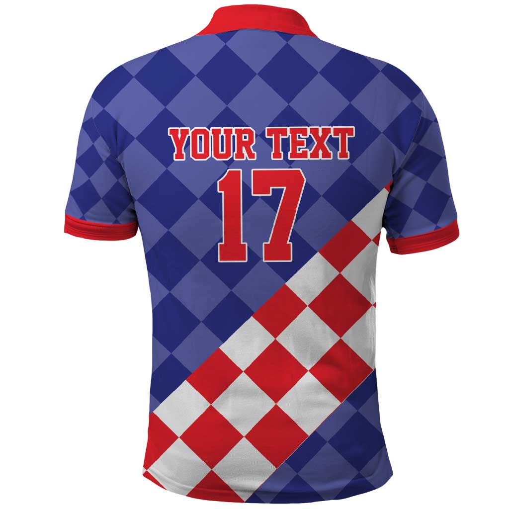 Custom Croatia Basketball Polo Shirt Sporty Style LT17