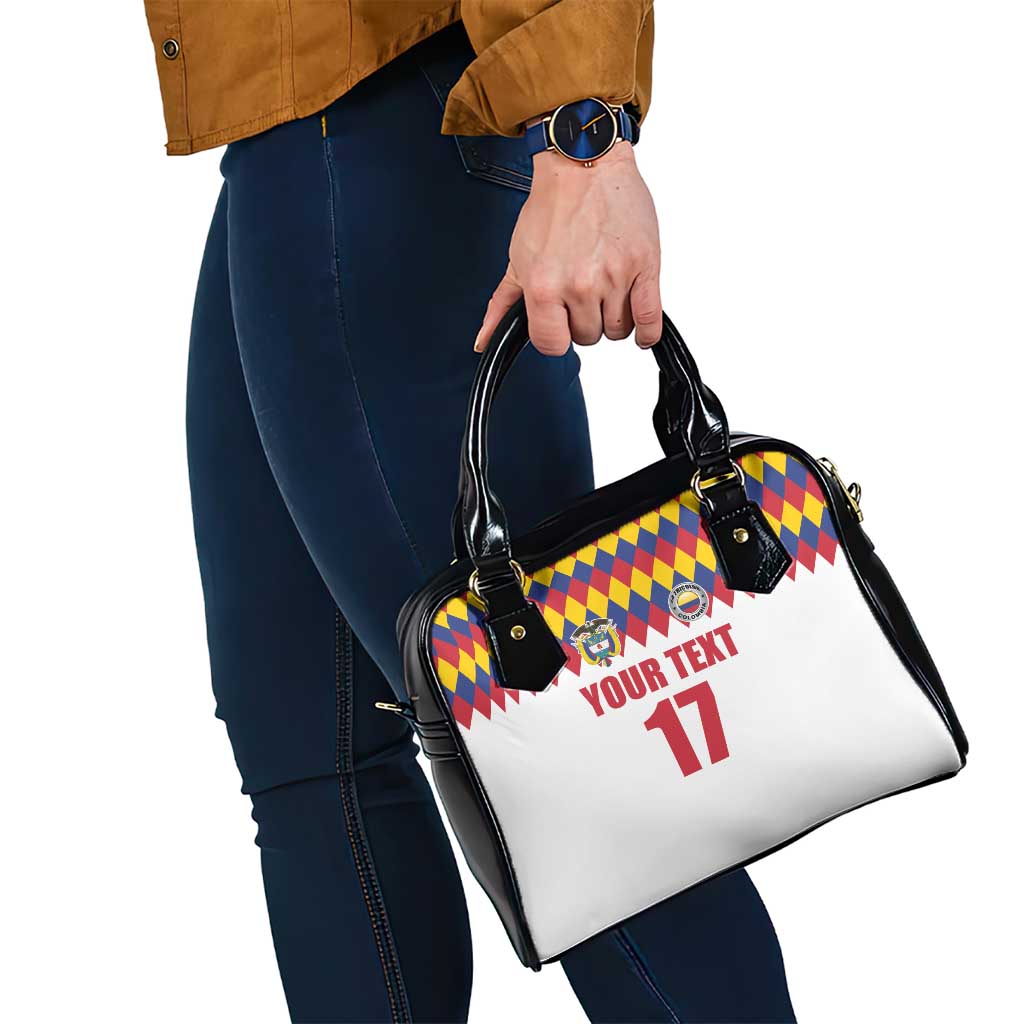 Custom Colombia Football Shoulder Handbag Retro White Style LT17