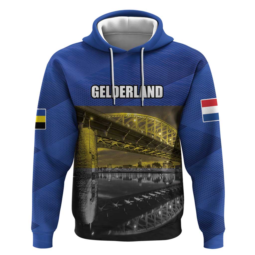 Netherlands Gelderland Province Hoodie Flag Style LT17