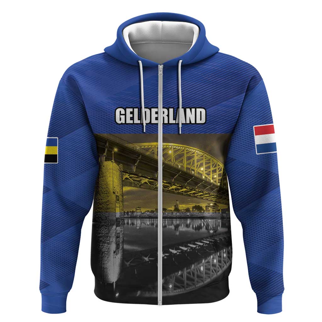 Netherlands Gelderland Province Hoodie Flag Style LT17