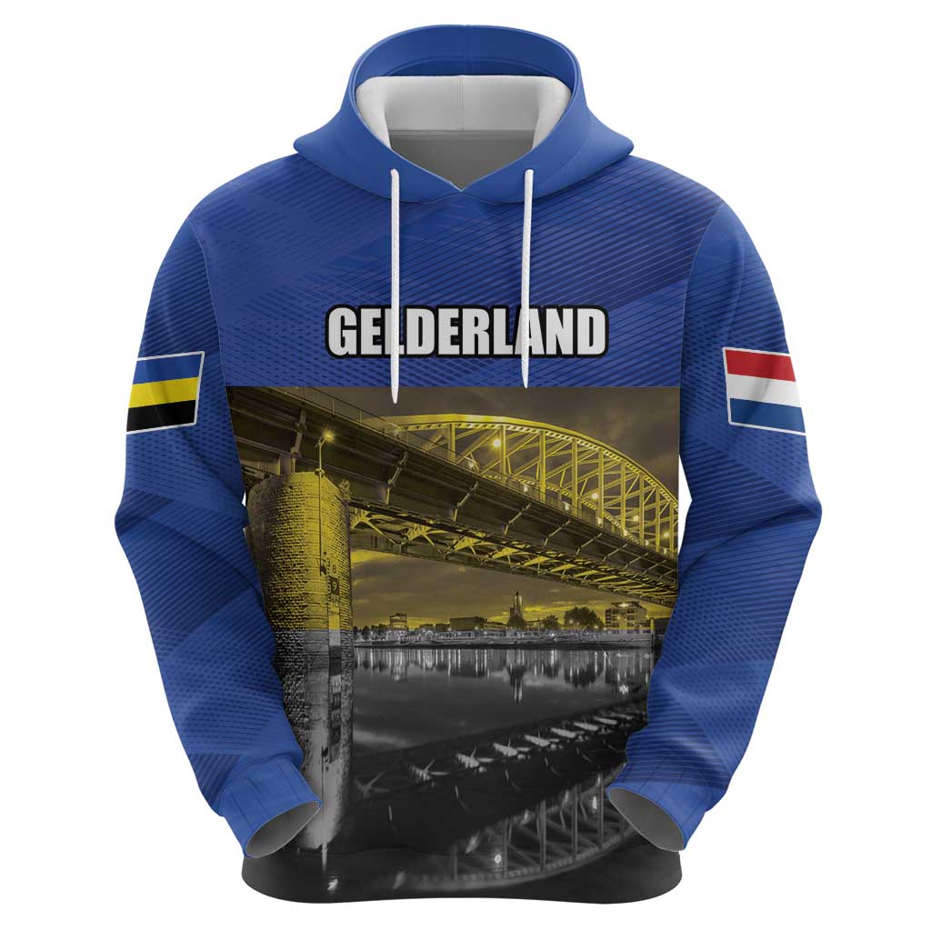 Netherlands Gelderland Province Hoodie Flag Style LT17