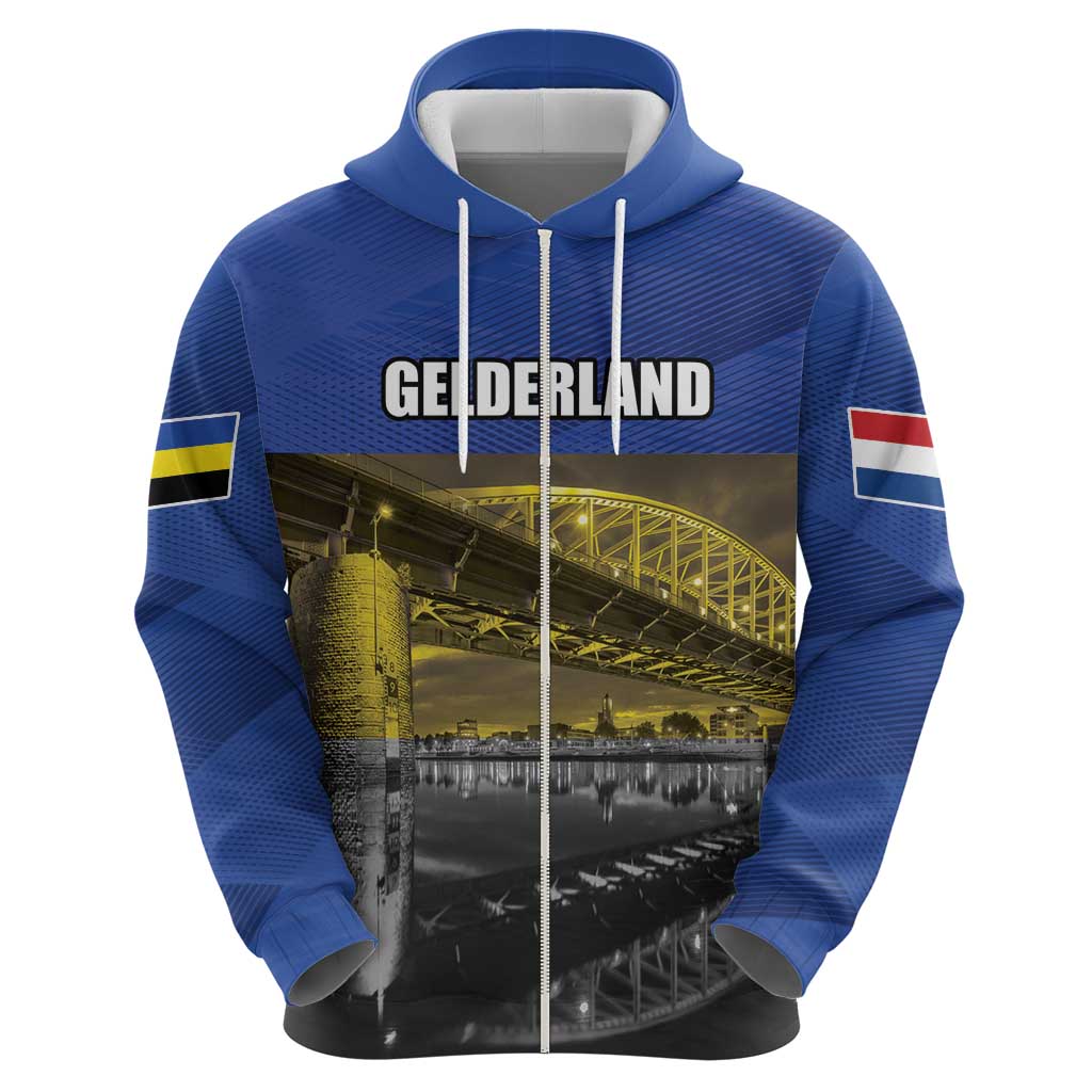 Netherlands Gelderland Province Hoodie Flag Style LT17