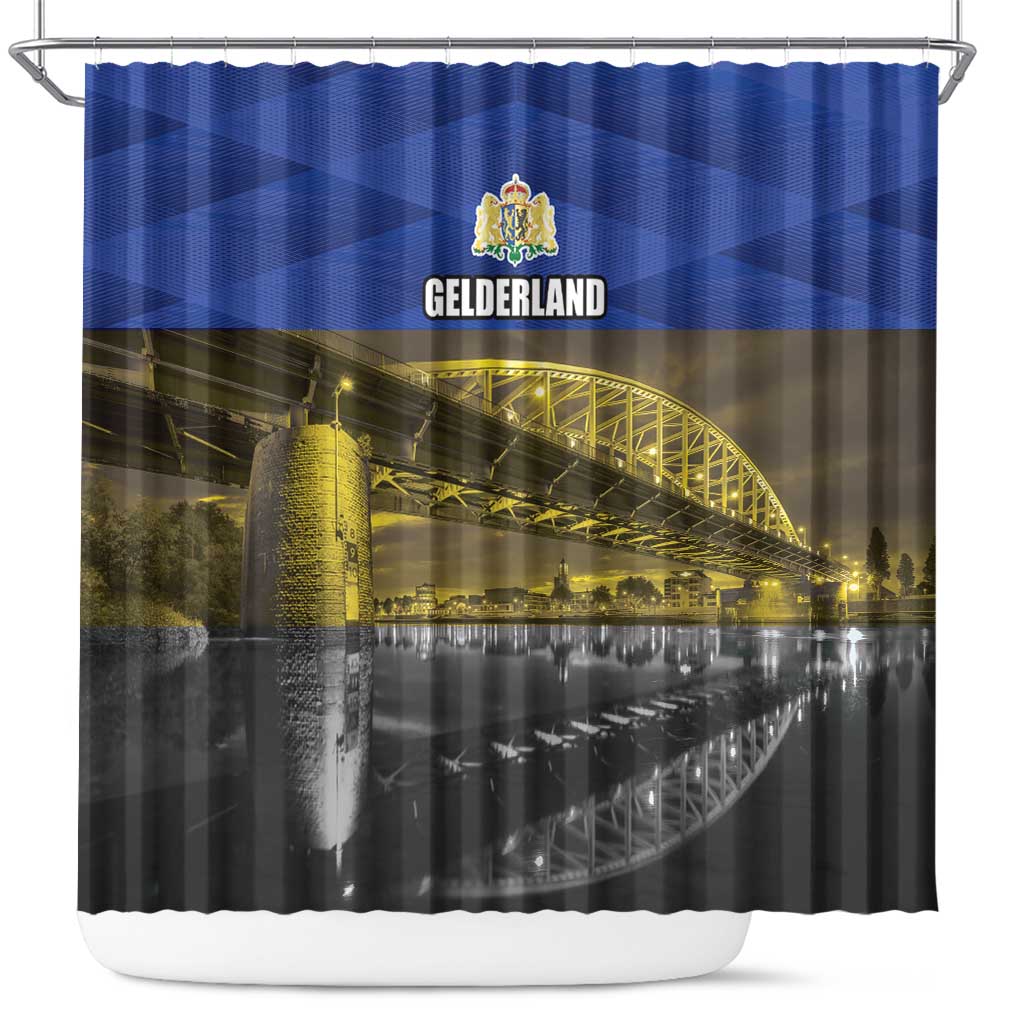 Netherlands Gelderland Province Shower Curtain Flag Style LT17