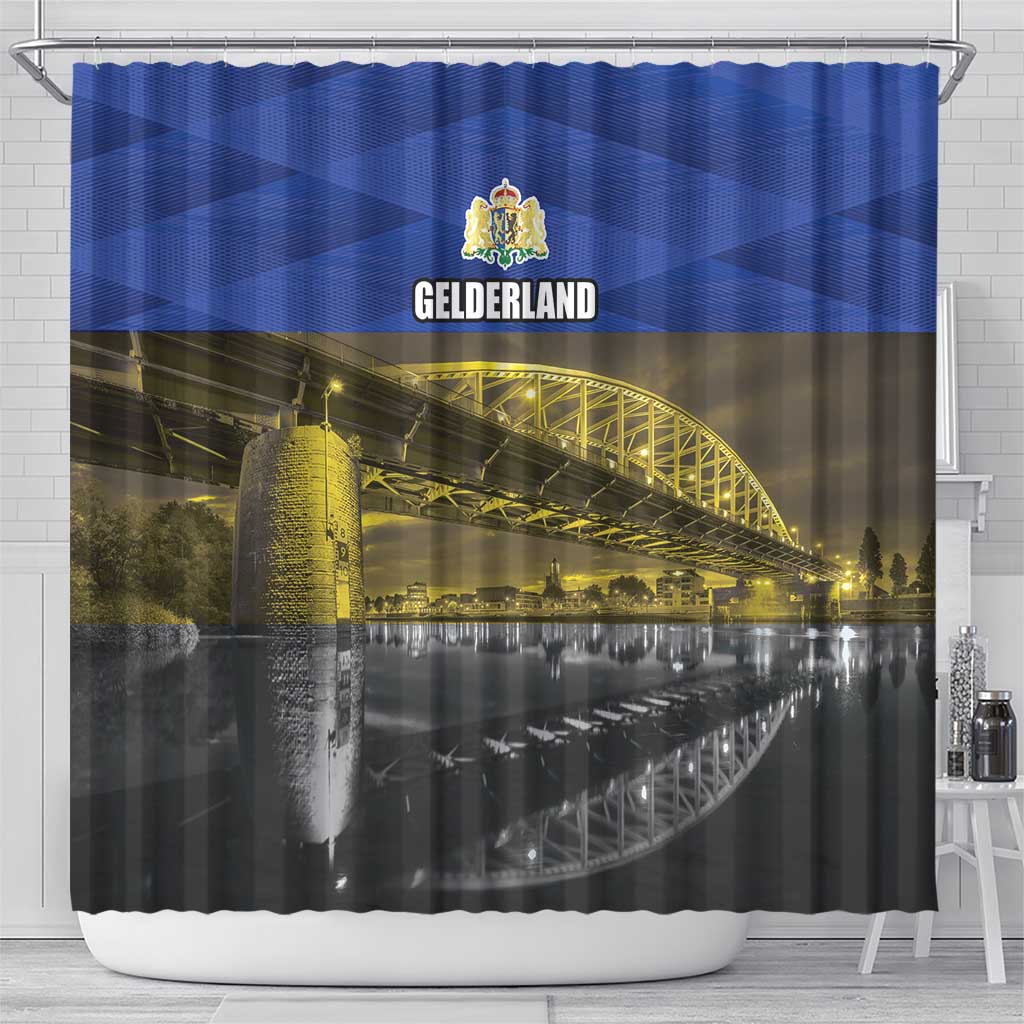 Netherlands Gelderland Province Shower Curtain Flag Style LT17