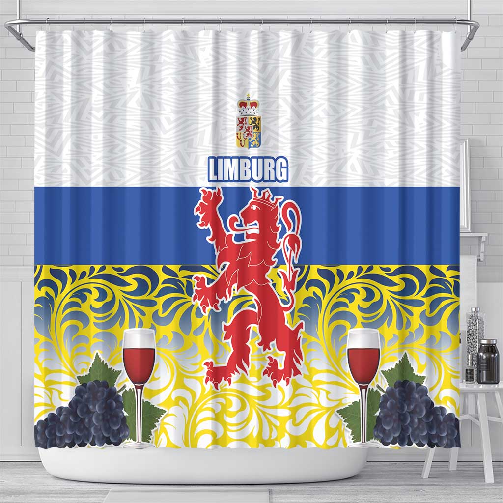 Netherlands Limburg Province Shower Curtain Flag Style LT17