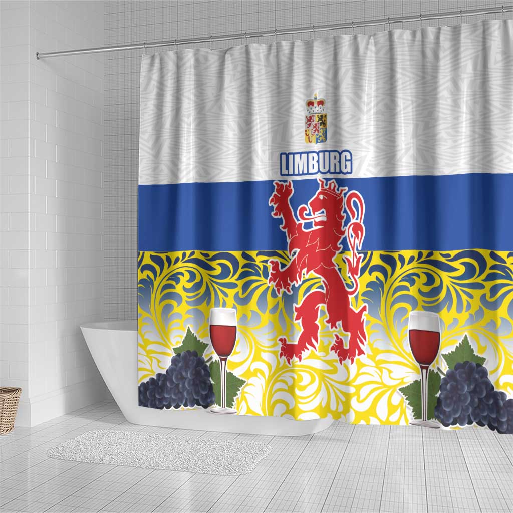 Netherlands Limburg Province Shower Curtain Flag Style LT17