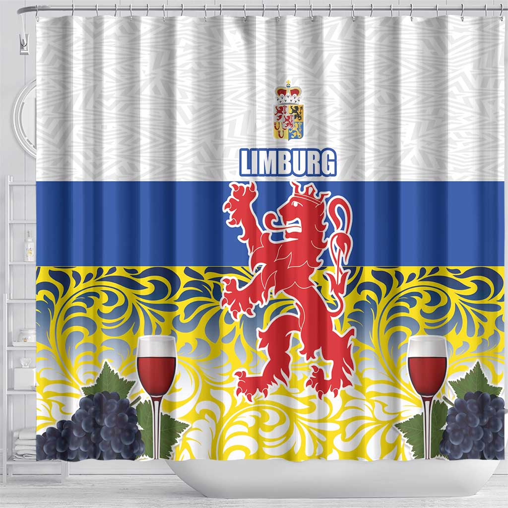 Netherlands Limburg Province Shower Curtain Flag Style LT17