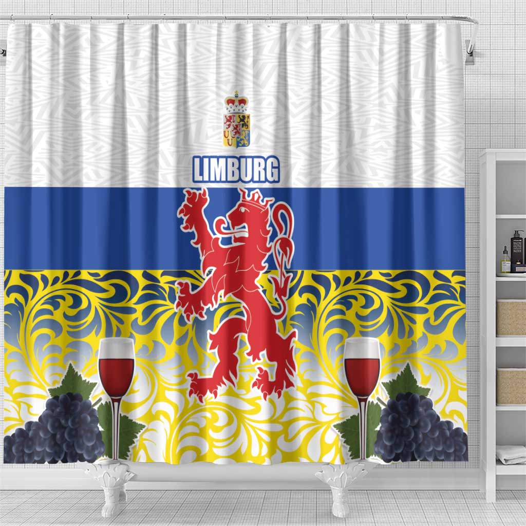 Netherlands Limburg Province Shower Curtain Flag Style LT17
