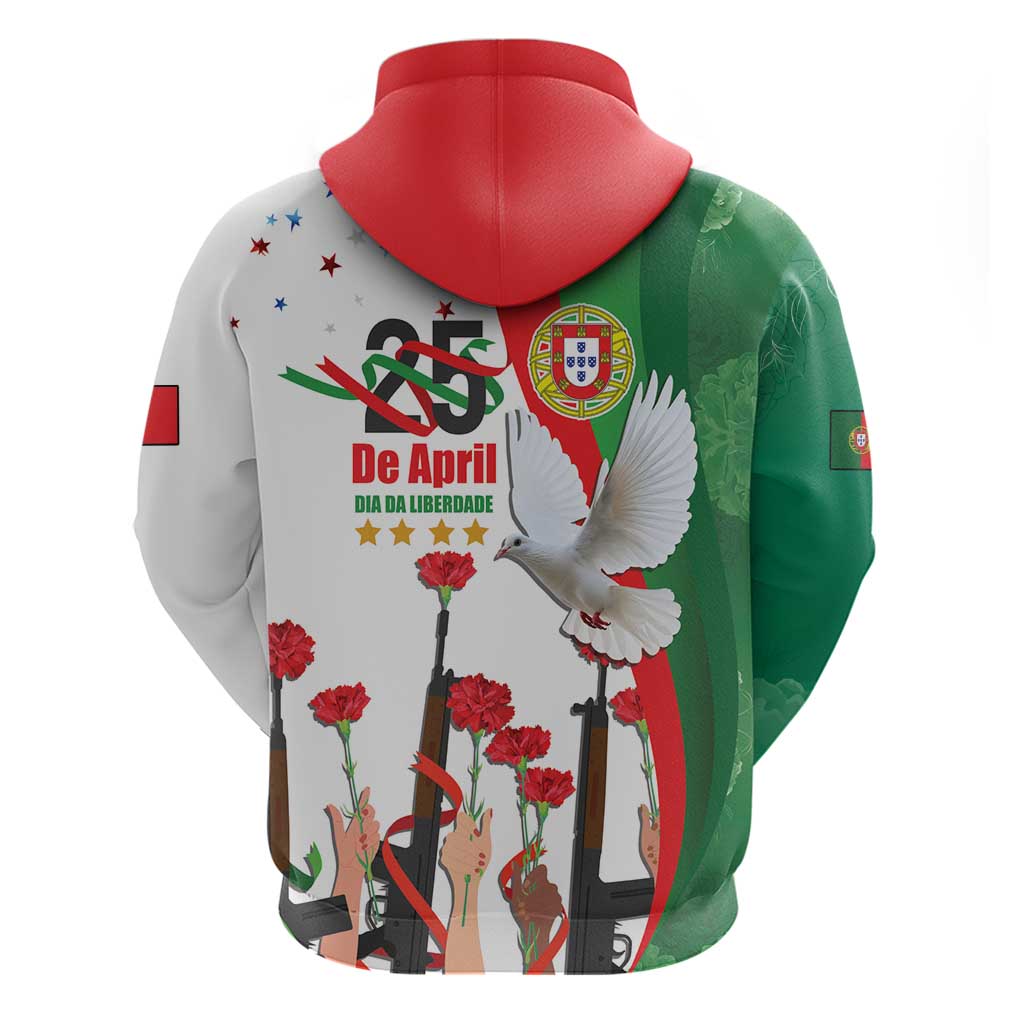 Portugal Carnation Revolution Hoodie Dia Da Liberdade 25 De April LT17
