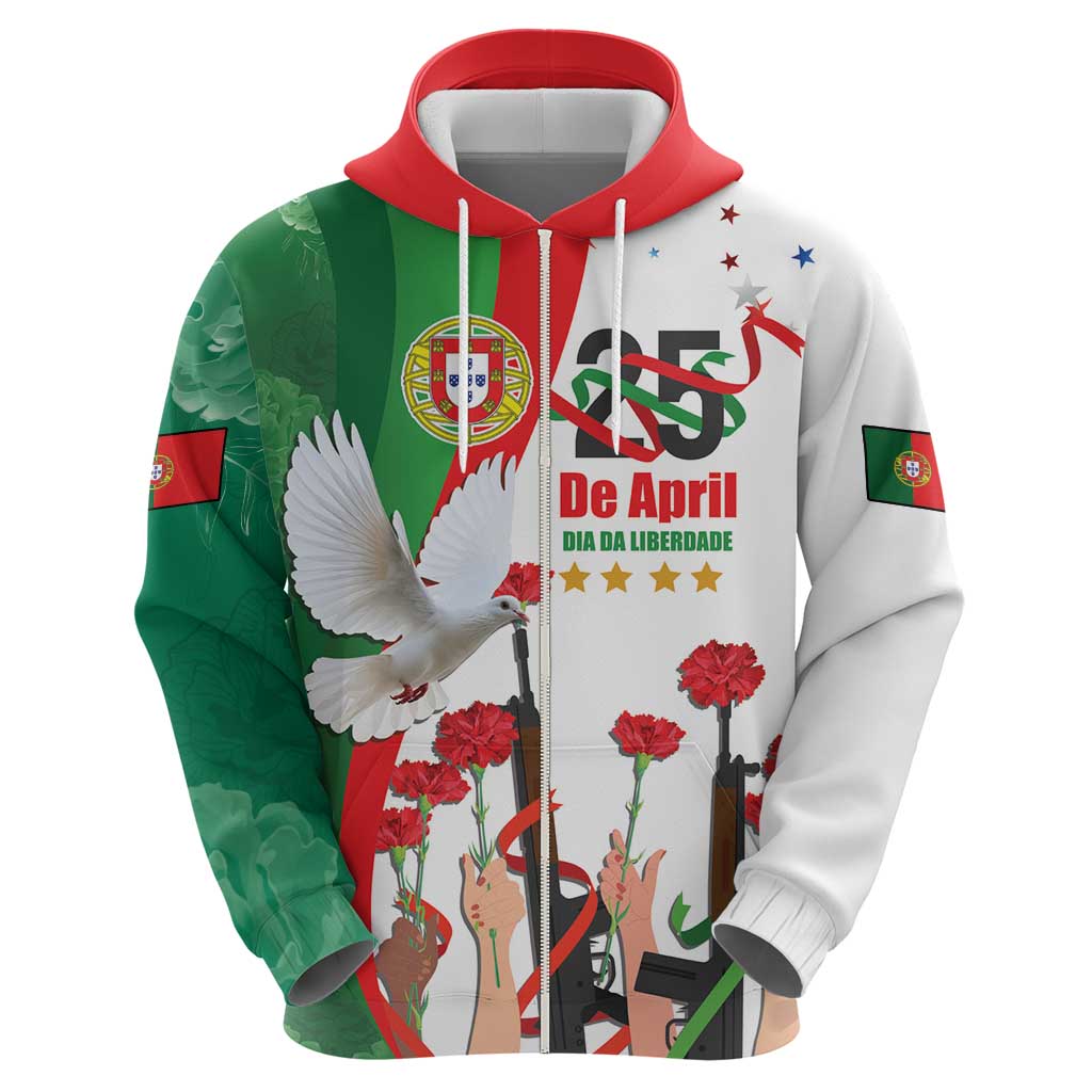 Portugal Carnation Revolution Hoodie Dia Da Liberdade 25 De April LT17