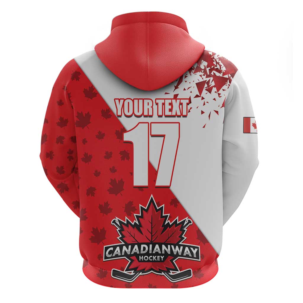 Custom Canada Ice Hockey Champions Forever Hoodie Sporty Style LT17