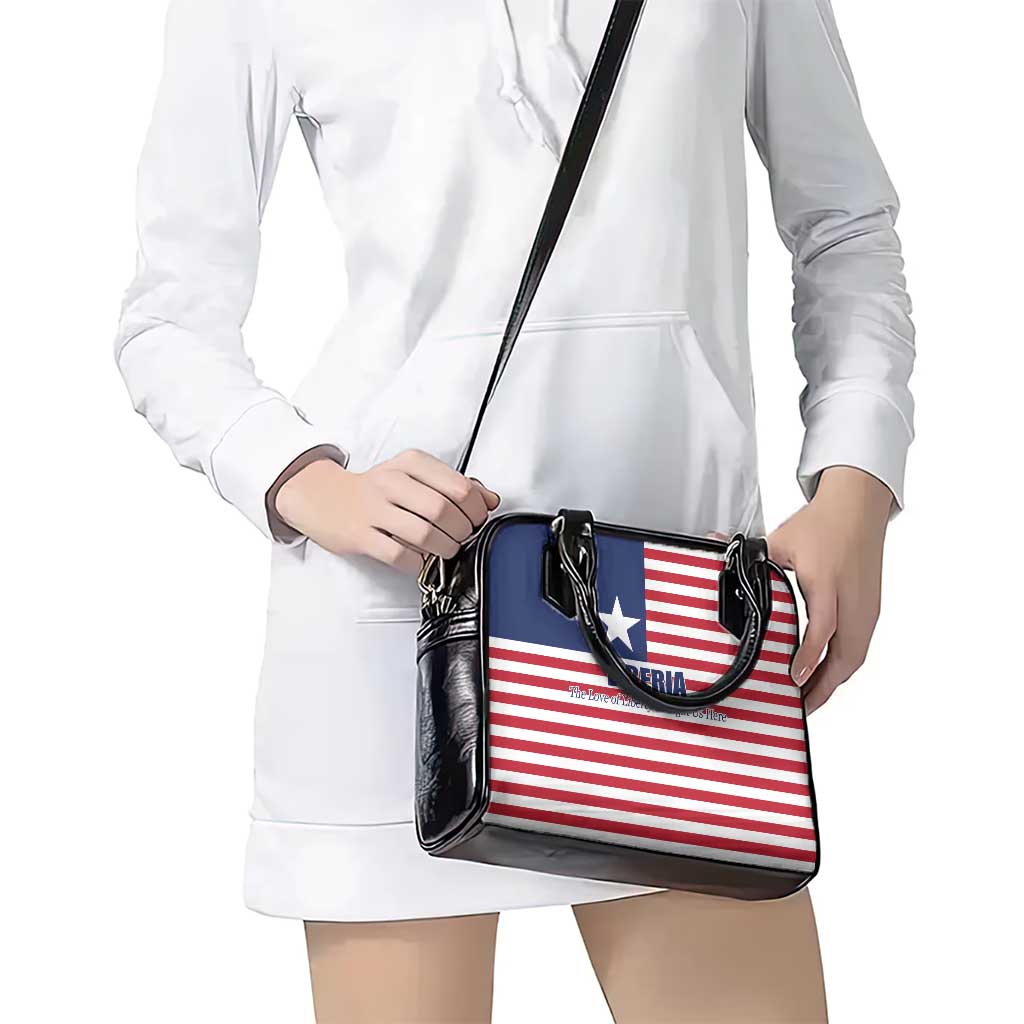 Liberia Flag Style Shoulder Handbag The Love of Liberty Brought Us Here LT17