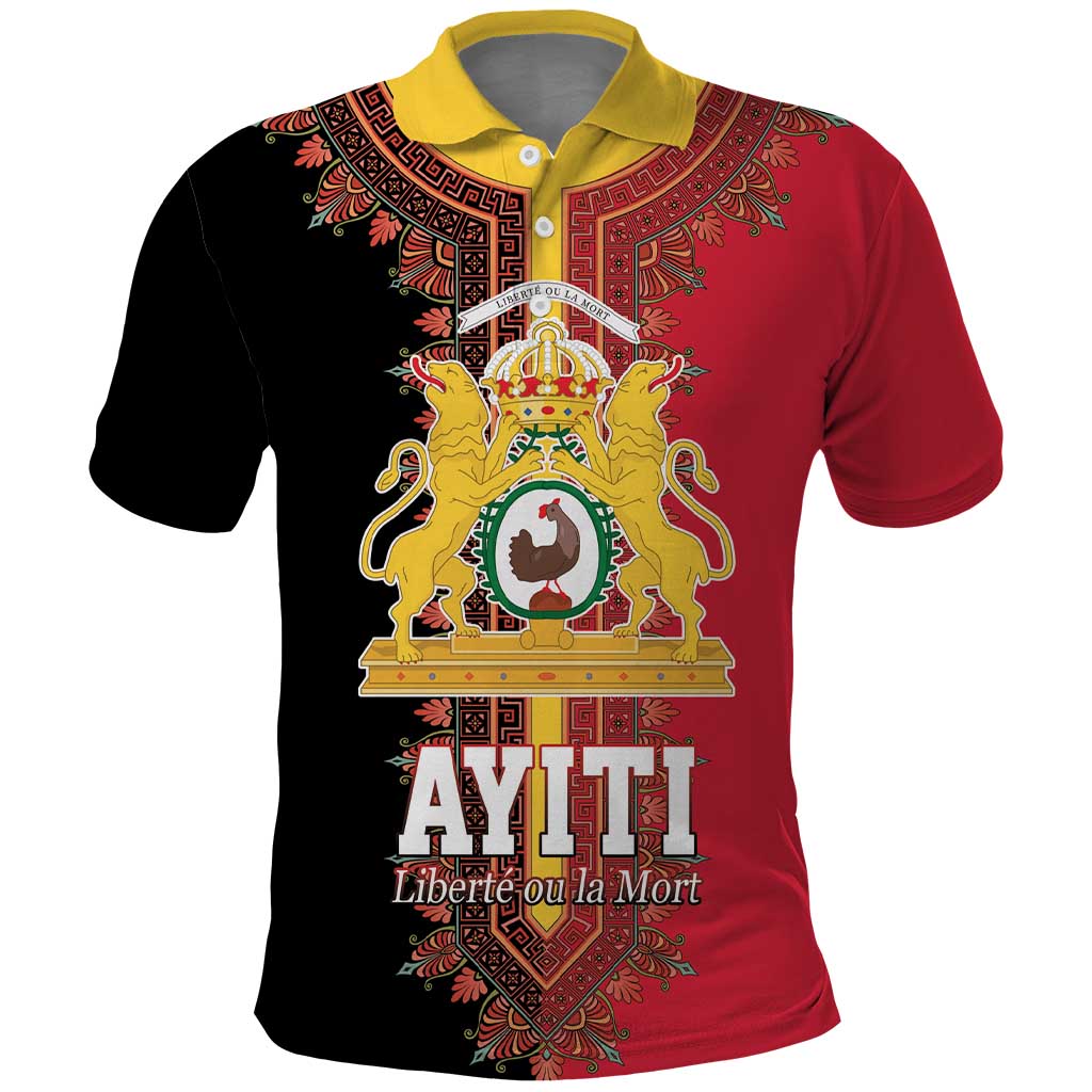 Haiti First Empire 1804-1806 Polo Shirt Liberte ou la Mort! LT17