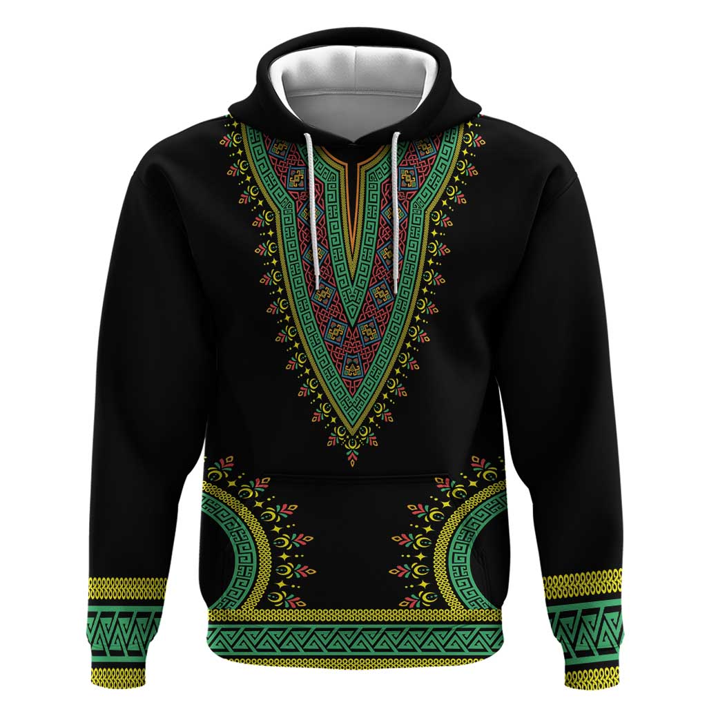 Liberia Coat of Arms Hoodie African Dashiki Style LT17