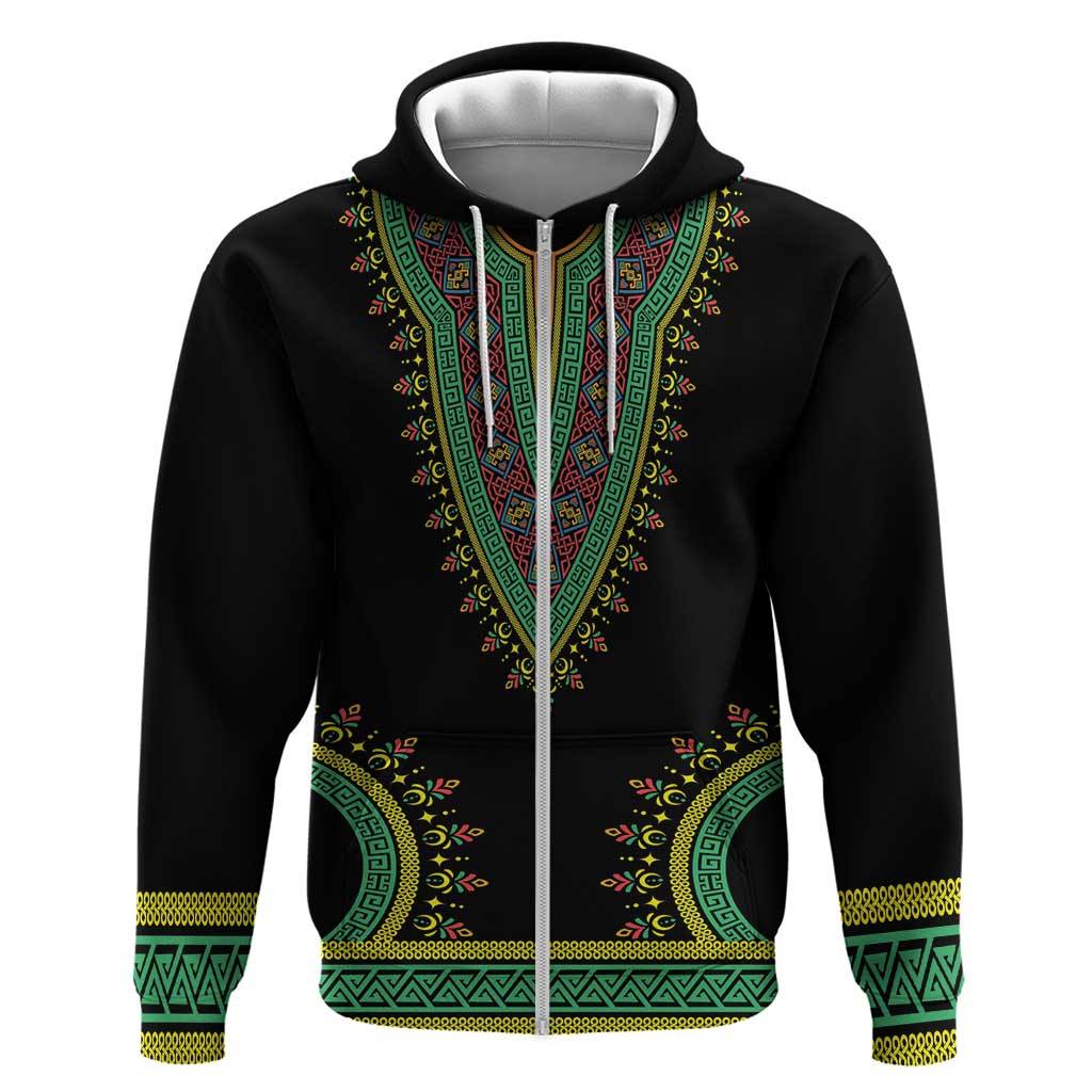 Liberia Coat of Arms Hoodie African Dashiki Style LT17
