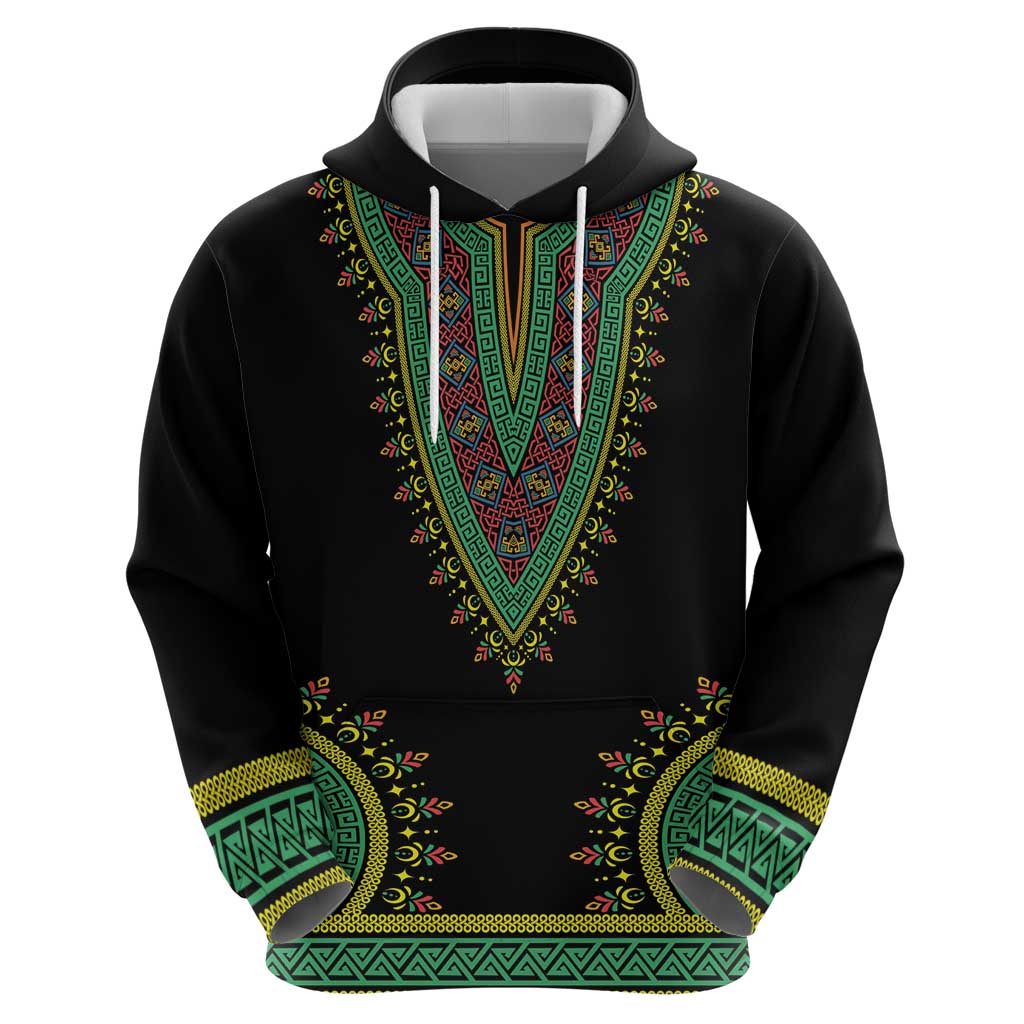 Liberia Coat of Arms Hoodie African Dashiki Style LT17