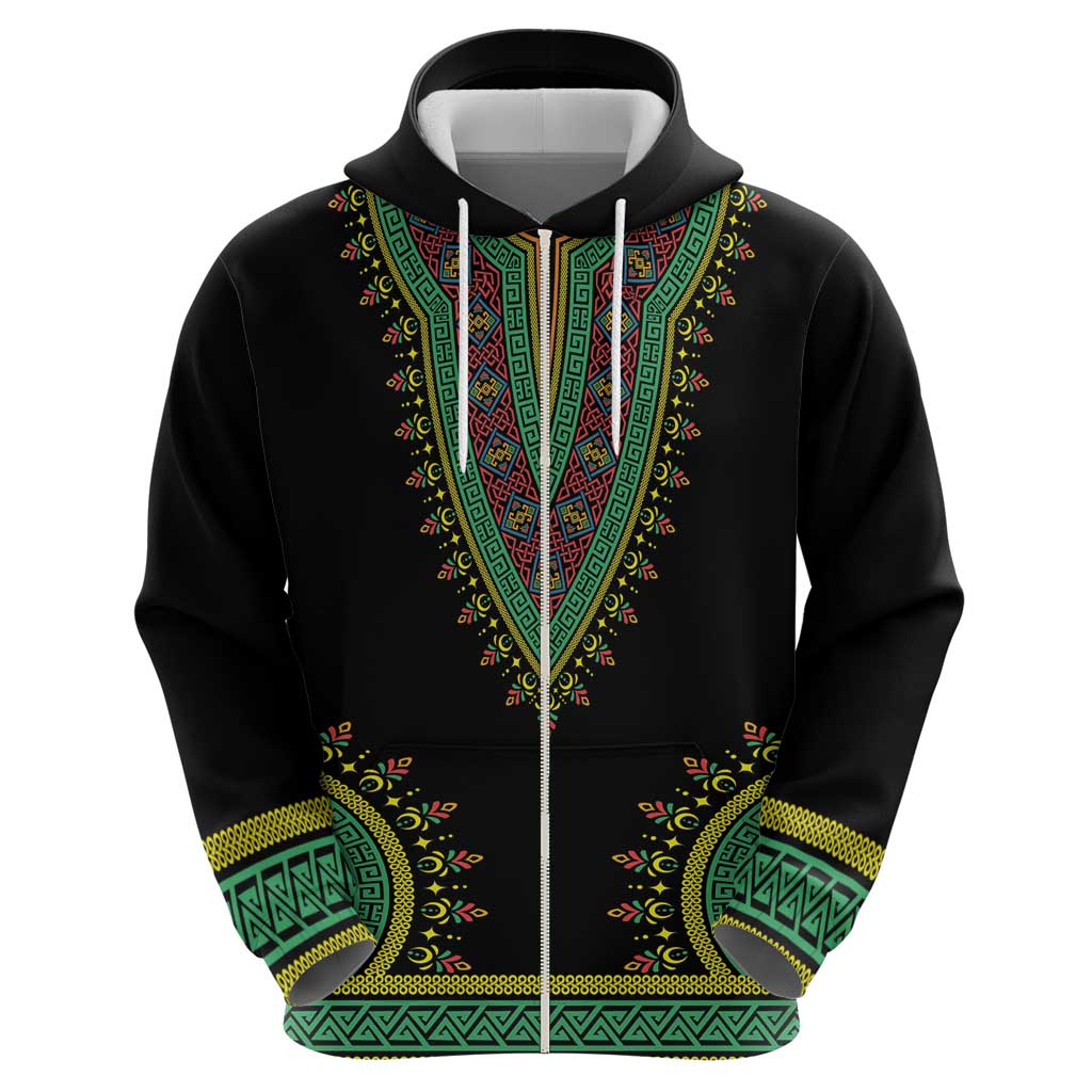 Liberia Coat of Arms Hoodie African Dashiki Style LT17