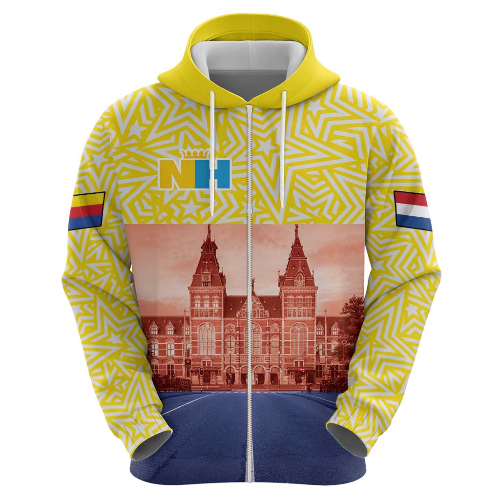 Netherlands North Holland Province Hoodie Flag Style LT17