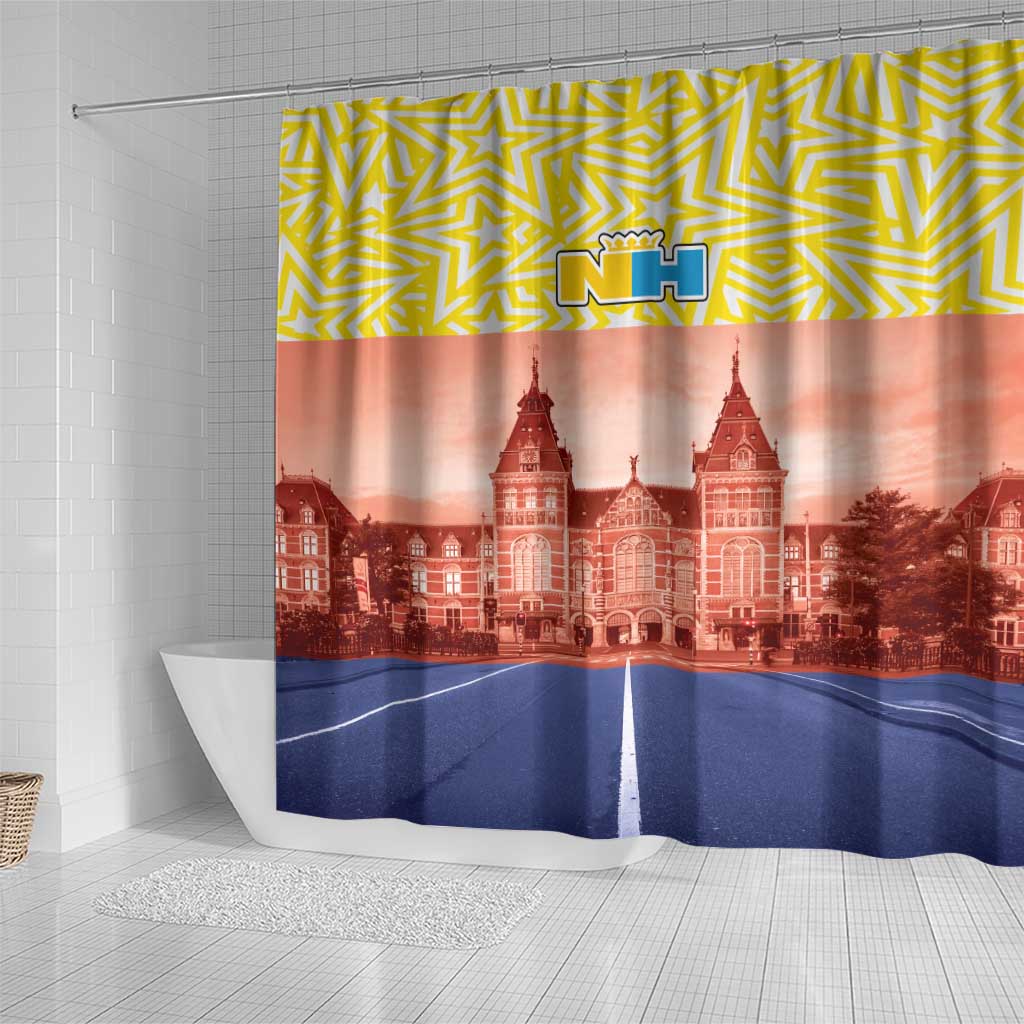 Netherlands North Holland Province Shower Curtain Flag Style LT17