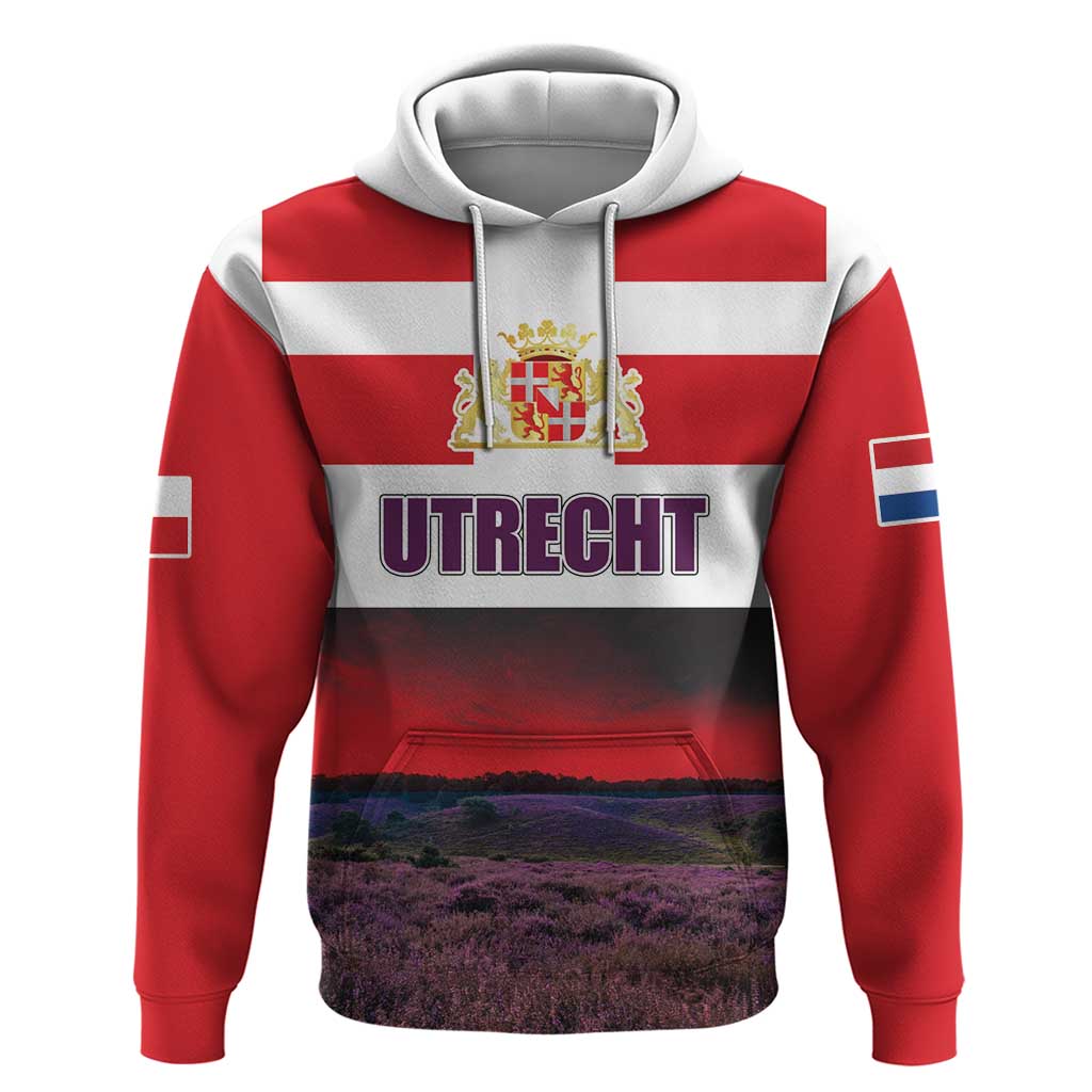 Netherlands Utrecht Province Hoodie Flag Style LT17