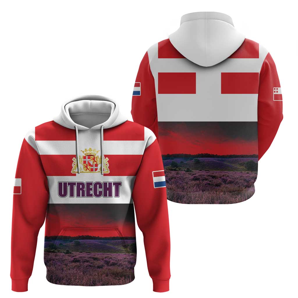 Netherlands Utrecht Province Hoodie Flag Style LT17
