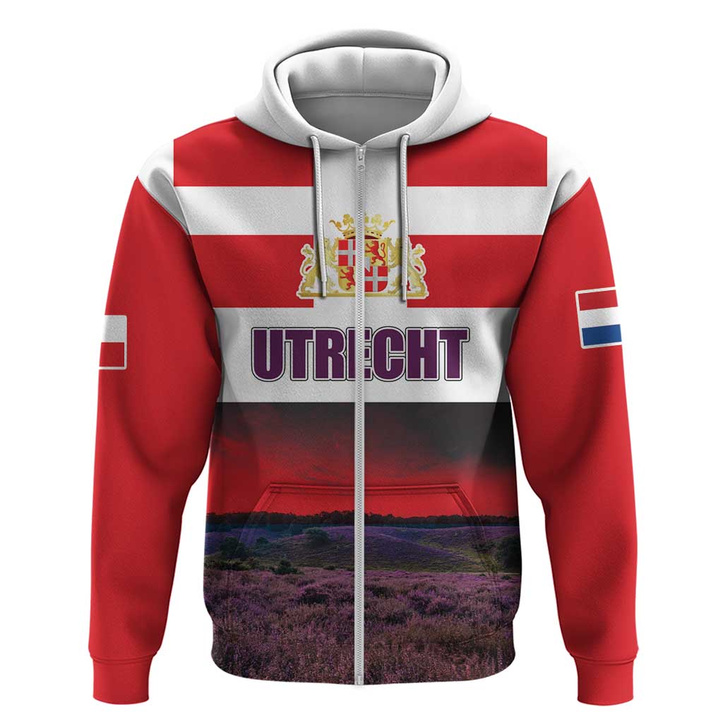 Netherlands Utrecht Province Hoodie Flag Style LT17