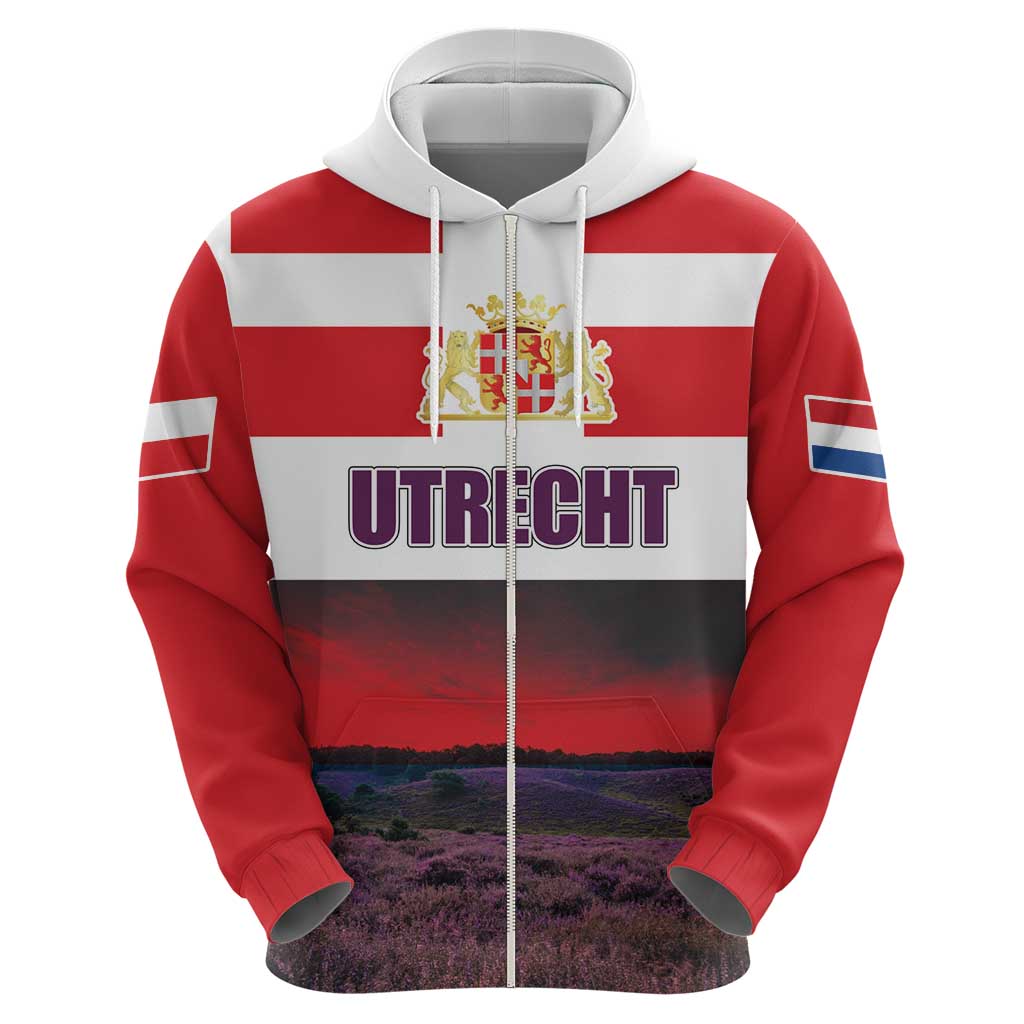 Netherlands Utrecht Province Hoodie Flag Style LT17