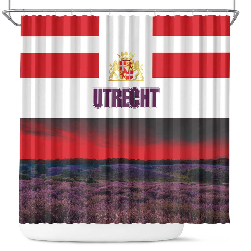 Netherlands Utrecht Province Shower Curtain Flag Style LT17