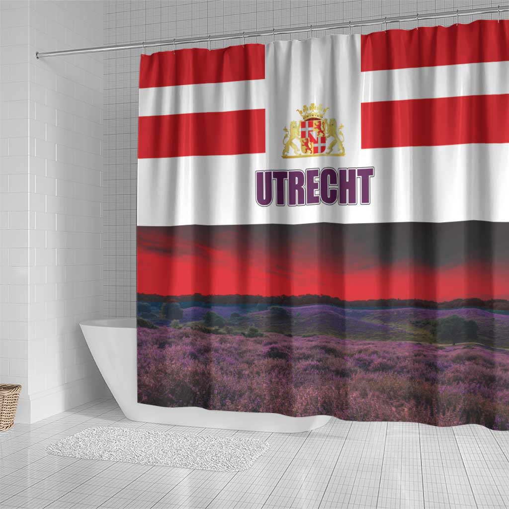 Netherlands Utrecht Province Shower Curtain Flag Style LT17