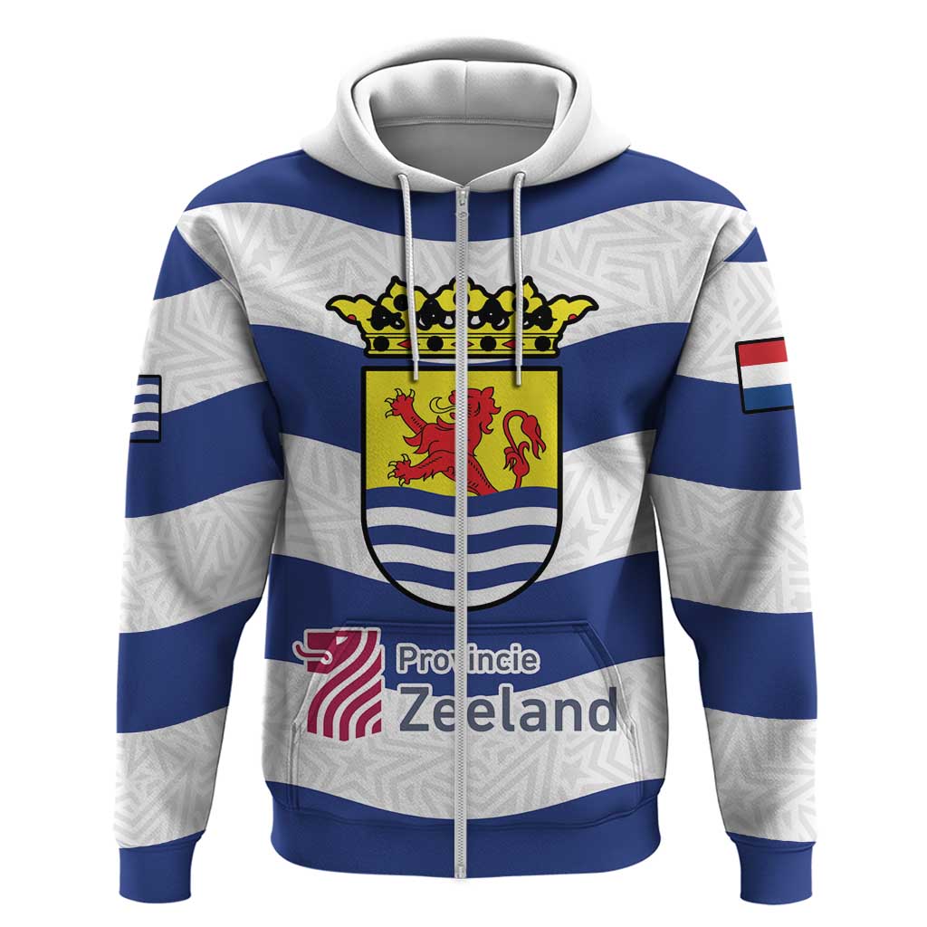 Netherlands Zeeland Province Hoodie Flag Style LT17